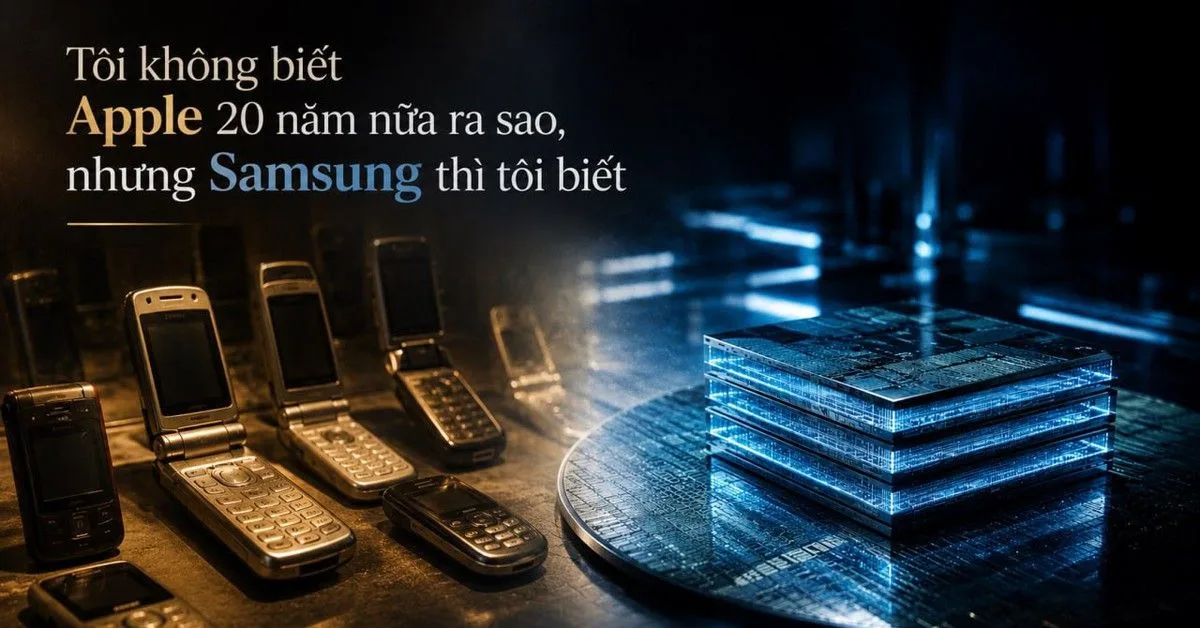Tôi không biết Apple 20 năm nữa ra sao,nhưng Samsung thì tôi biết