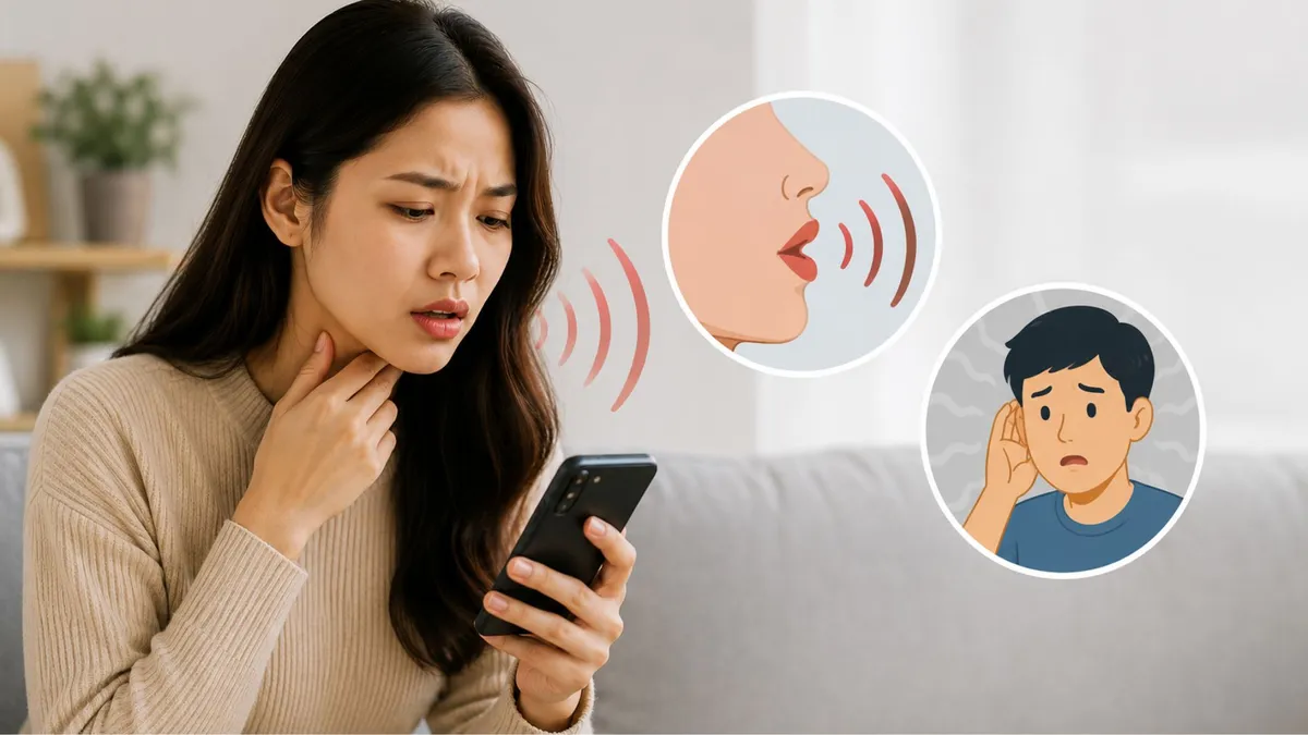 Khàn tiếng nhưng không đau họng là gì? Nguyên nhân và cách khắc phục