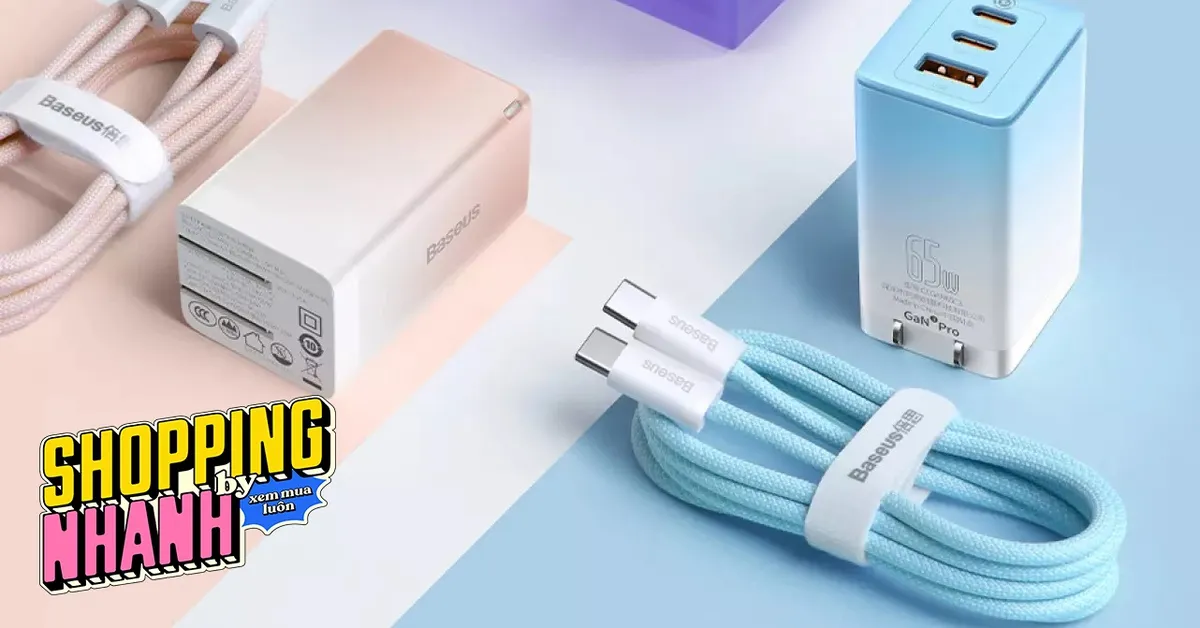 Chỉ từ 500.000 đồng, có vô số sạc nhanh GaN công suất 65W/100W, sạc được cho cả điện thoại và laptop