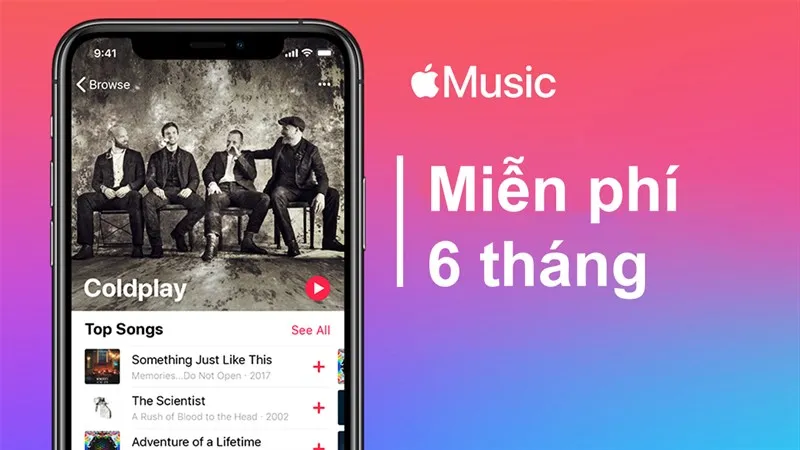 Apple Music miễn phí 6 tháng sử dụng - Nhanh tay đăng kí ngay!