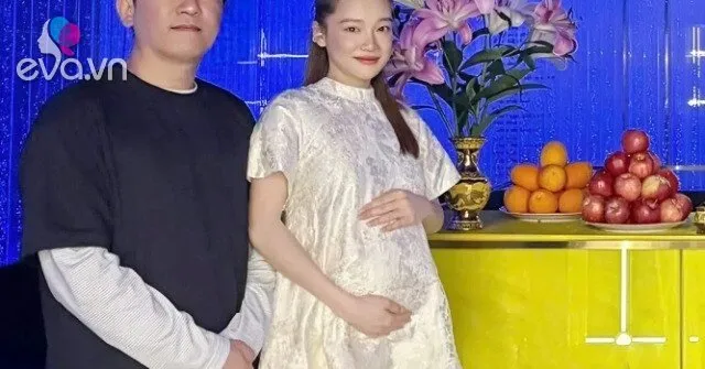 Nhã Phương được khen nhan sắc trước thềm sinh con thứ ba
