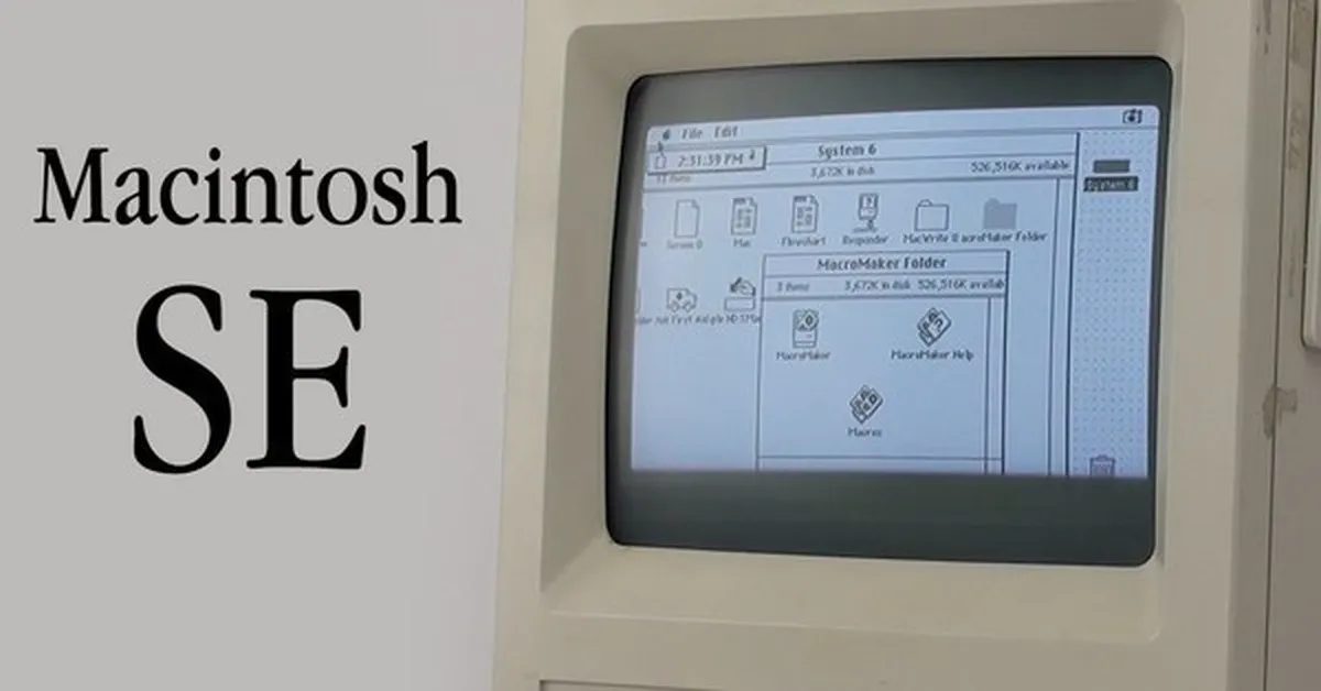 Apple ra mắt Macintosh SE: Bước ngoặt mở đường cho máy tính cá nhân hiện đại