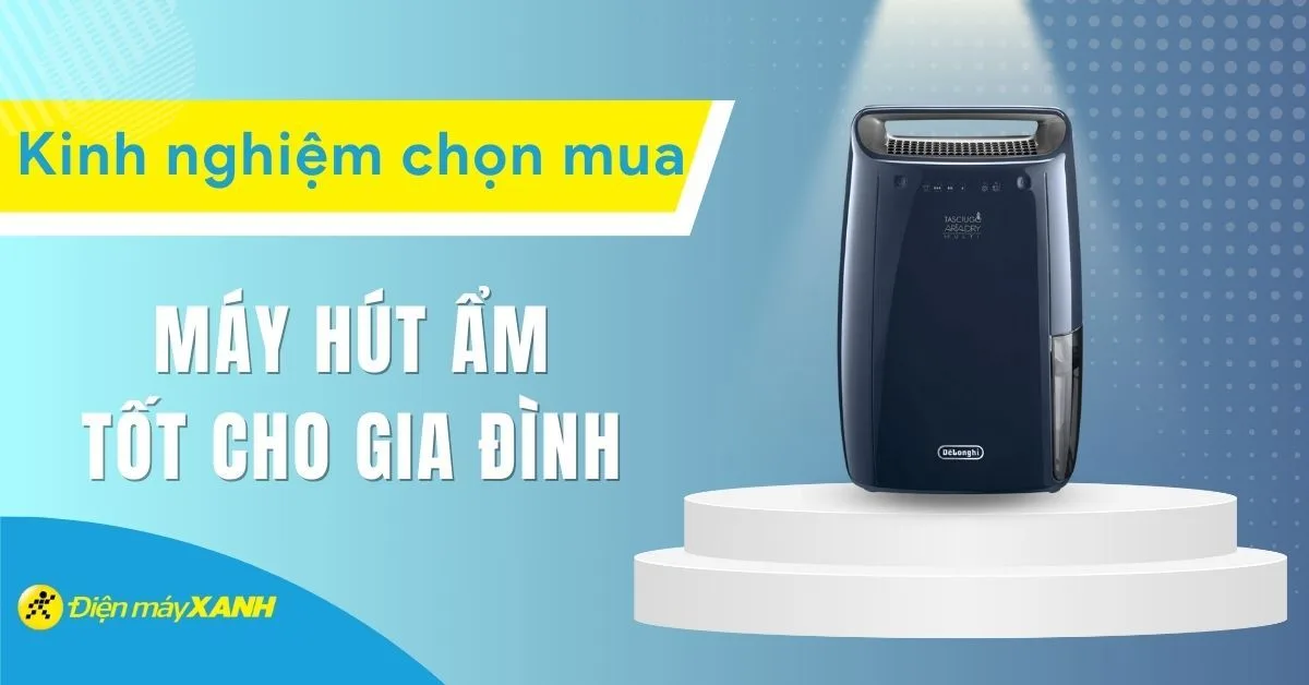 Kinh nghiệm chọn mua máy hút ẩm tốt cho gia đình mà bạn nên biết