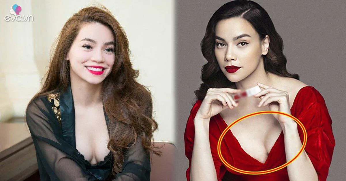 Giật mình với vòng 1 bị biến dạng bất thường, bên cao bên thấp của Hồ Ngọc Hà