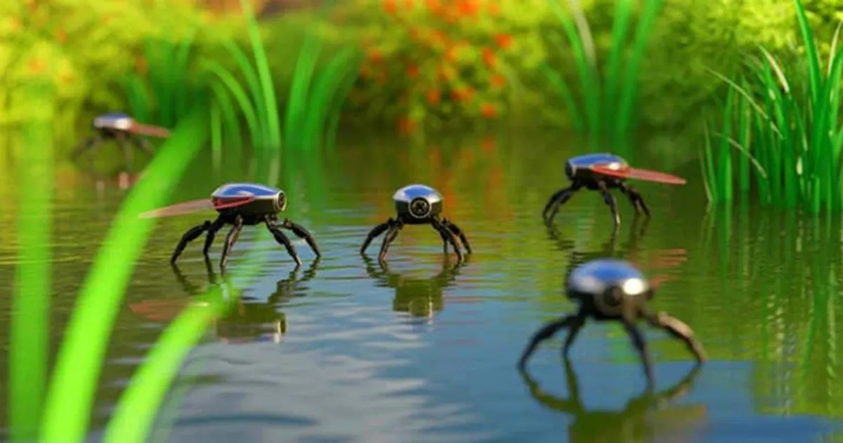 Các nhà khoa học phát triển robot có thể đi trên mặt nước